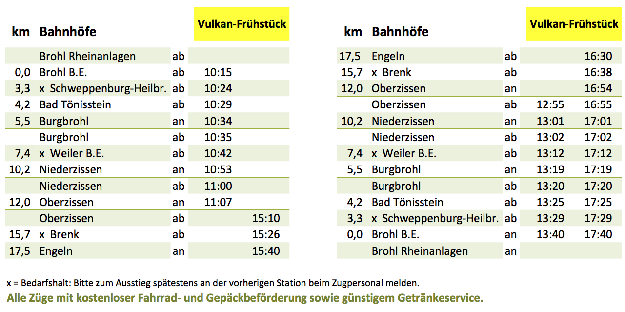 250102 Fahrplane 2025 gelb Fruhstuck